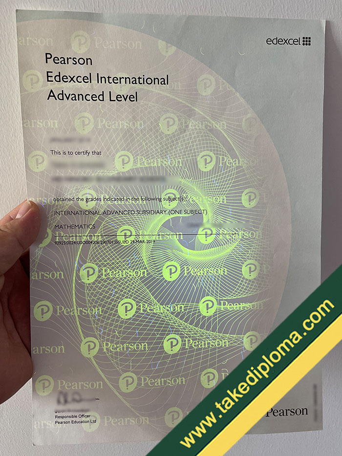 Pearson Advanced Level certificate How to Buy Pearson Advanced Level Fake Certificate Diploma?