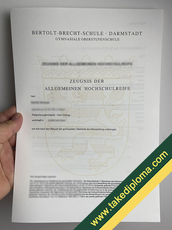 Bertolt Brecht Schule Darmstadt degree Where to Buy Bertolt Brecht Schule Darmstadt Fake Diploma in Germany?