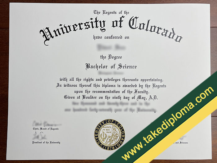 University of Colorado degree University of Colorado Fake Degree Sample, Buy Fake Diploma