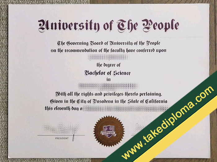 University of the People fake diploma, University of the People fake degree, University of the People fake certificate
