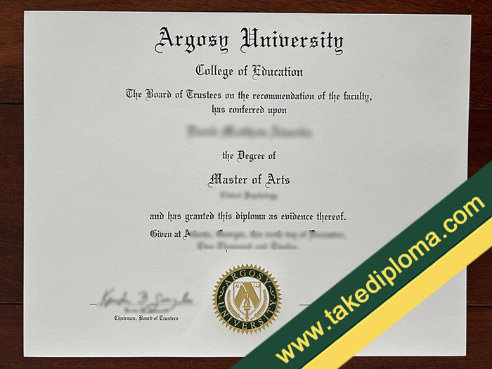 Argosy University degree How Much For Argosy University Fake Diploma Certificate?