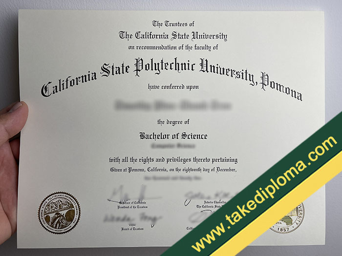 Cal Poly Pomona diploma, Cal Poly Pomona fake degree, Cal Poly Pomona fake certificate