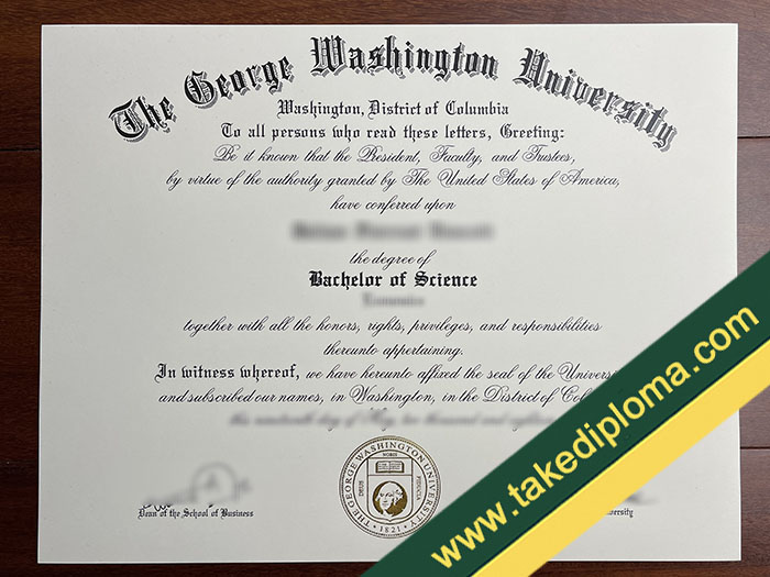George Washington University diploma George Washington University Diploma For Sale, Buy GWU Fake Degree