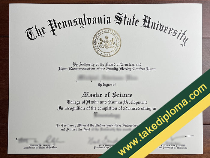 Pennsylvania State University fake diploma, Pennsylvania State University fake degree, fake Pennsylvania State University certificate