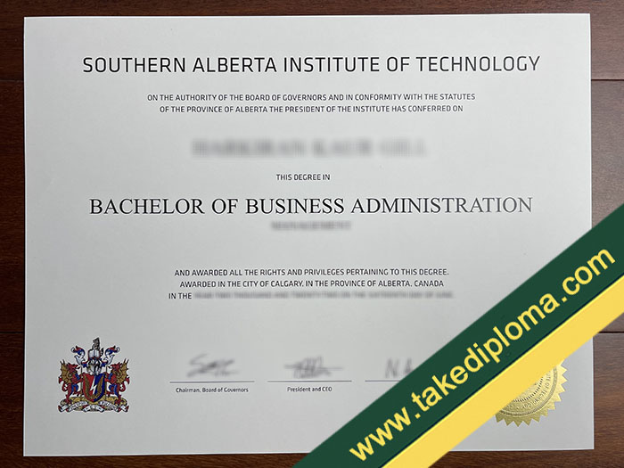 SAIT fake degree Southern Alberta Institute of Technology Diploma Sample, Buy SAIT Fake Degree