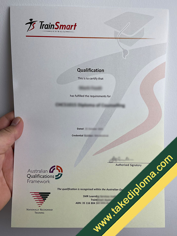 TrainSmart Australia diploma How Long to Buy TrainSmart Australia Fake Diploma Certificate?