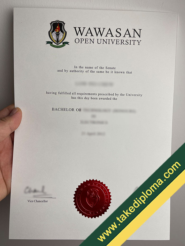 Wawasan Open University diploma How Safety to Buy Wawasan Open University Fake Degree Certificate?
