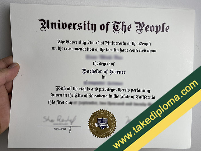 University of the People fake diploma, University of the People fake degree, University of the People fake certificate