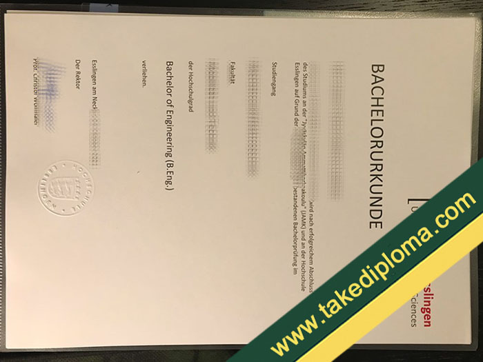 Hochschule Esslingen fake diploma, Hochschule Esslingen fake degree, fake Hochschule Esslingen certificate