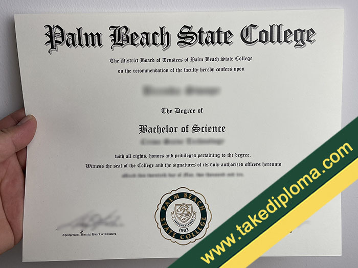 Palm Beach State College fake diploma, Palm Beach State College fake degree, Palm Beach State College fake certificate