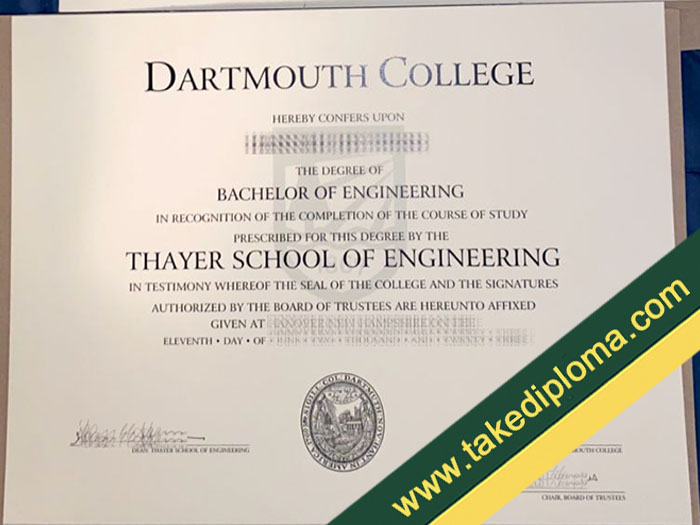Dartmouth College fake diploma, Dartmouth College fake degree, Dartmouth College fake certificate