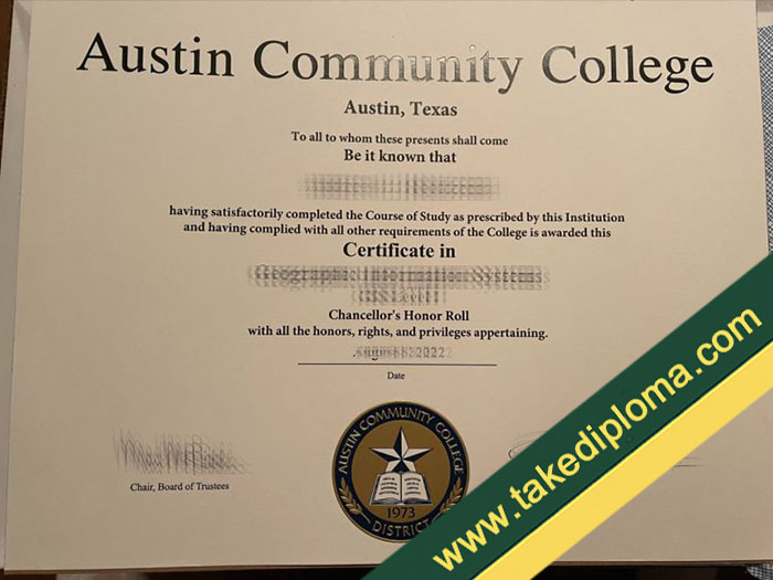 Austin Community College fake diploma, Austin Community College fake degree, fake Austin Community College certificate