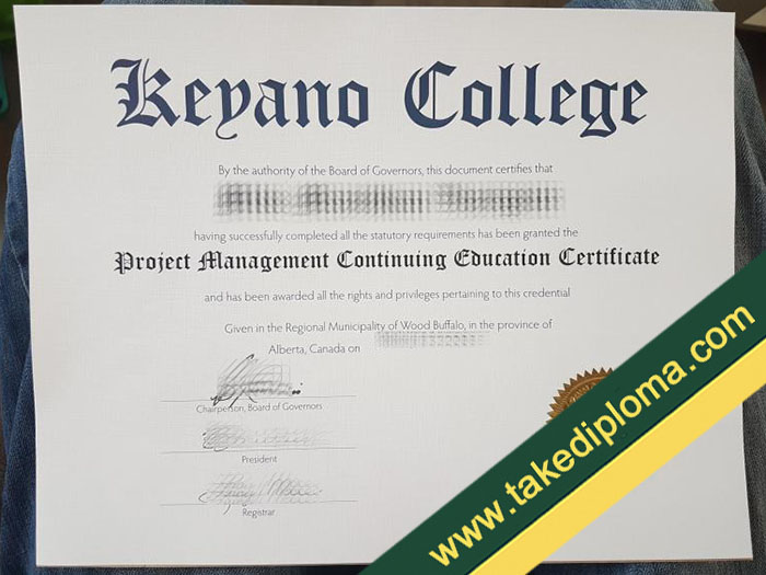 Keyano College fake diploma, Keyano College fake certificate, buy fake degree