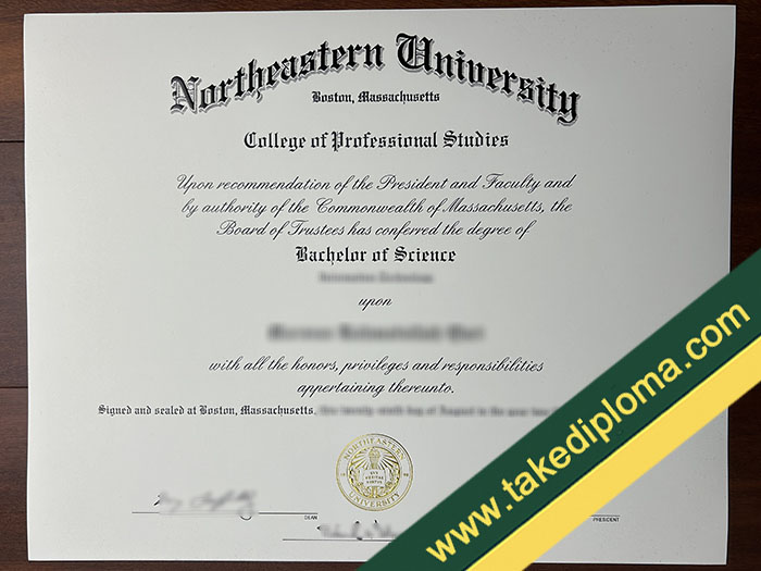Northeastern University fake diploma, Northeastern University degree, Northeastern University fake certificate