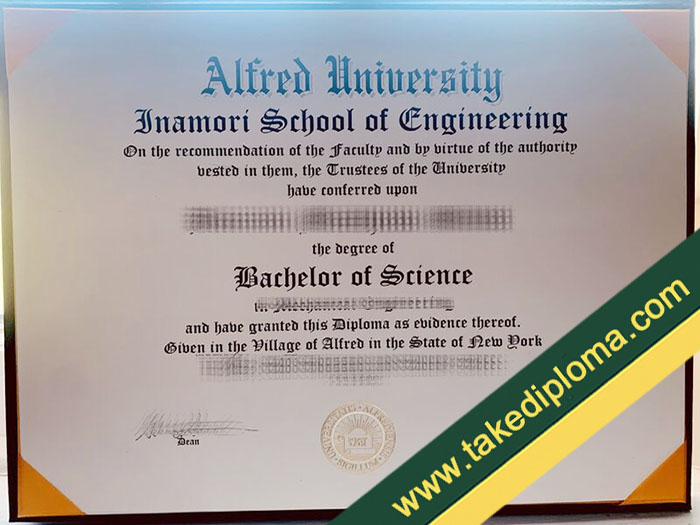 Alfred University fake diploma, Alfred University fake degree, Alfred University fake certificate