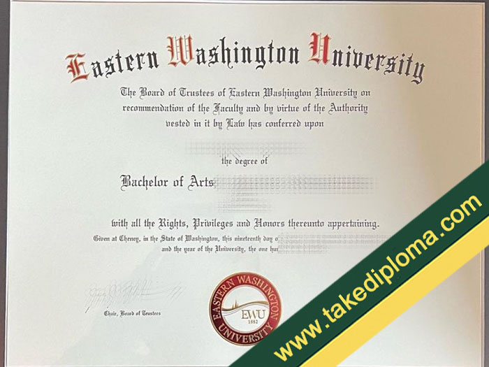 Eastern Washington University fake diploma, Eastern Washington University fake degree, Eastern Washington University certificate