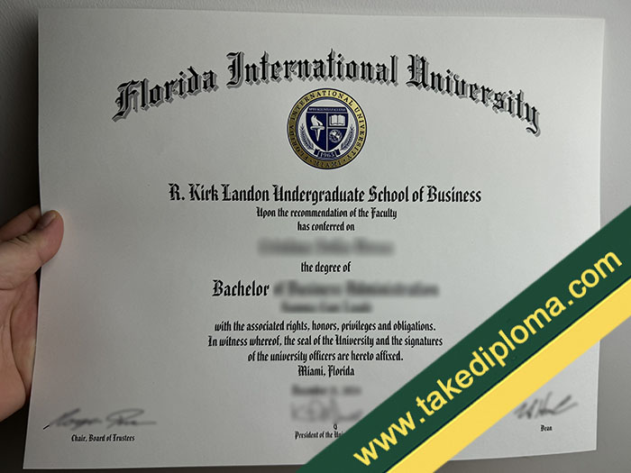 Florida International University fake diploma, Florida International University degree, Florida International University fake certificate