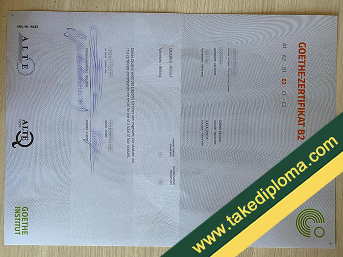 Goethe-Institut fake diploma, Goethe-Institut certificate, buy fake degree