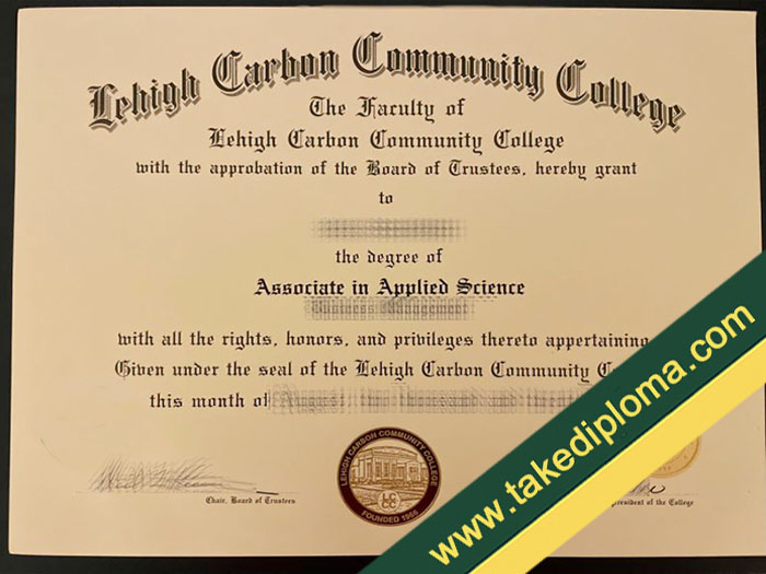 Lehigh Carbon Community College fake diploma, Lehigh Carbon Community College fake certificate, buy fake degree