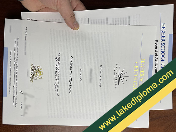 Punchbowl Boys High School diploma, Punchbowl Boys High School fake certificate, fake Punchbowl Boys High School transcript