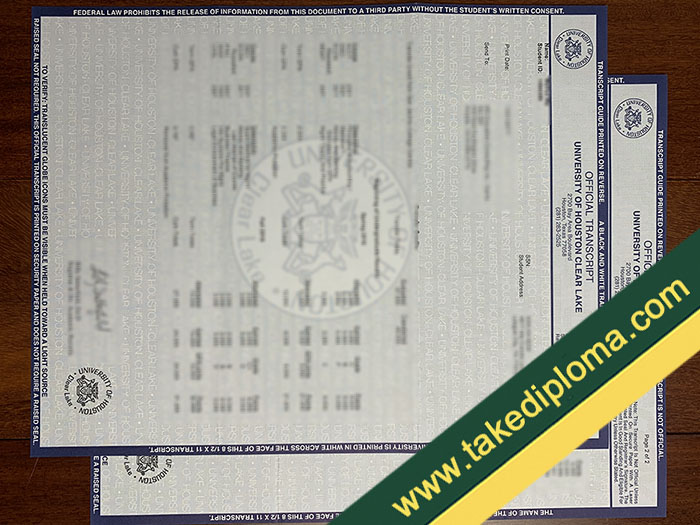 UHCL fake diploma, UHCL fake degree, fake UHCL transcript