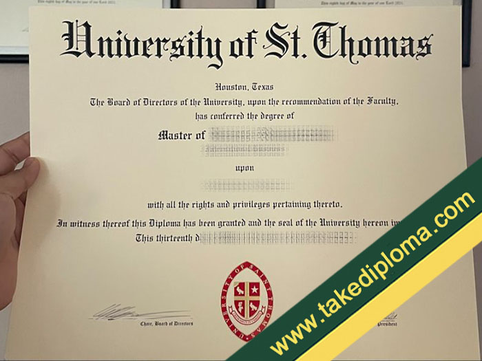 University of St. Thomas fake diploma, University of St. Thomas fake degree, University of St. Thomas certificate