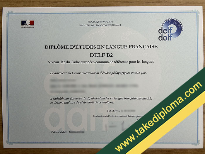DELF B2 fake diploma, DELF fake certificate, buy fake degree