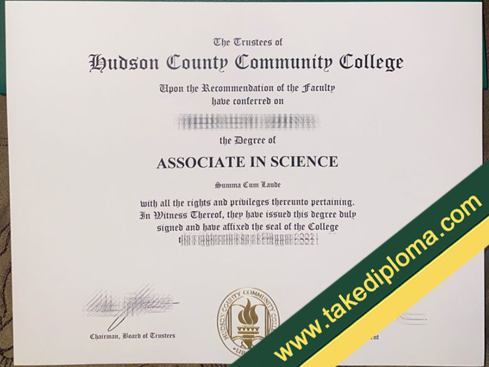 Hudson County Community College diploma, Hudson County Community College fake certificate, buy fake degree