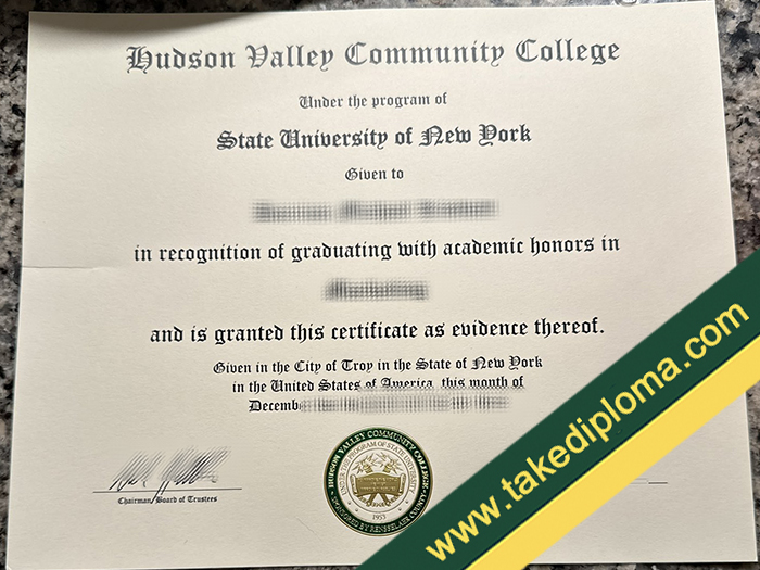 Hudson Valley Community College diploma, Hudson Valley Community College fake certificate, buy fake degree