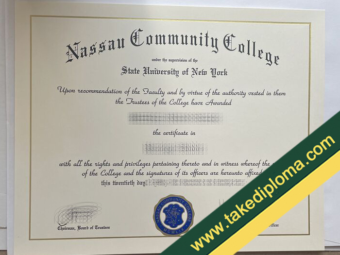 Nassau Community College diploma, Nassau Community College fake degree, Nassau Community College certificate