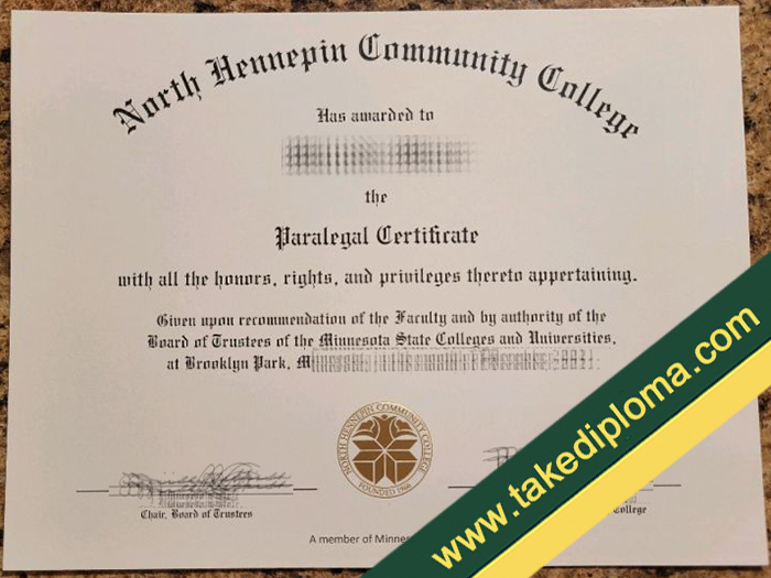 North Hennepin Community College fake diploma, North Hennepin Community College fake degree, North Hennepin Community College certificate