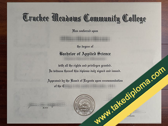 Truckee Meadows Community College diploma, Truckee Meadows Community College fake certificate, fake Truckee Meadows Community College degree
