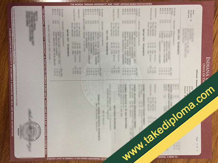 Indiana University diploma, Indiana University fake degree, Indiana University fake transcript