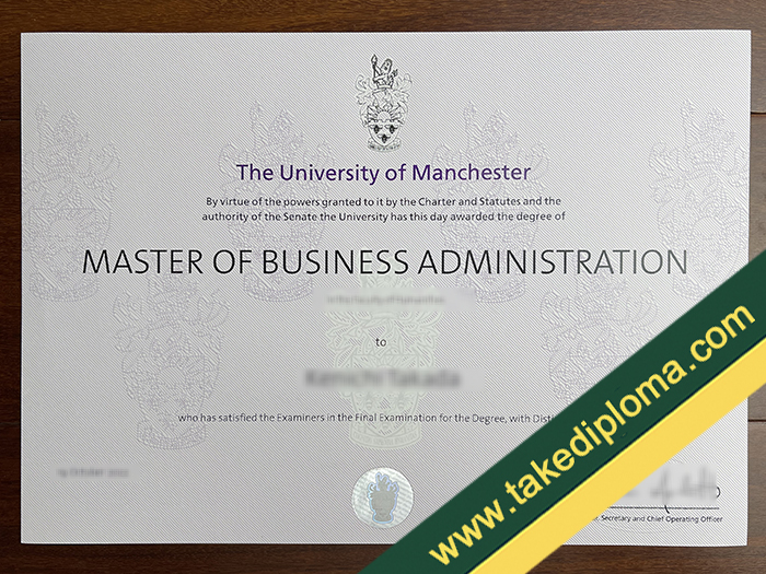 University of Manchester diploma, University of Manchester fake degree, University of Manchester fake transcript