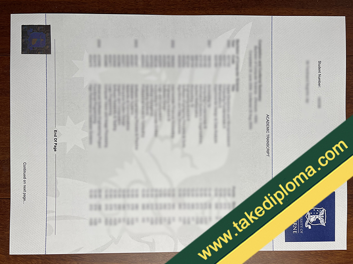 University of Melbourne diploma, University of Melbourne fake degree, University of Melbourne fake transcript