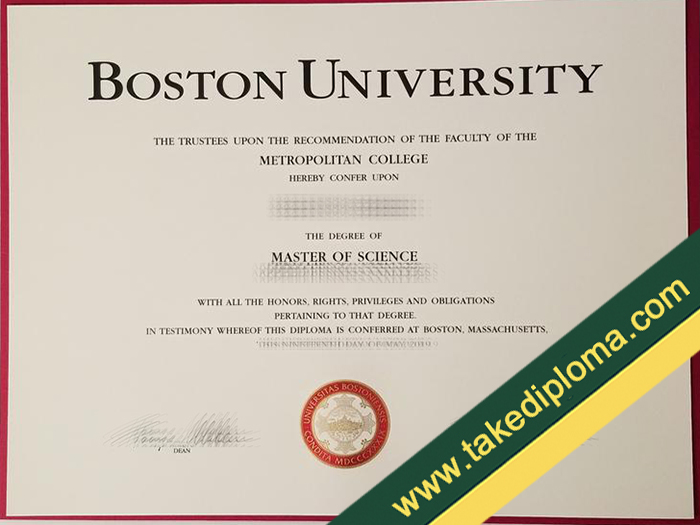 Boston University diploma, Boston University fake degree, Boston University certificate
