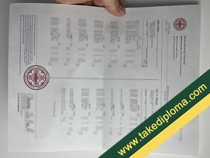 Boston University fake diploma, Boston University fake degree, Boston University fake transcript