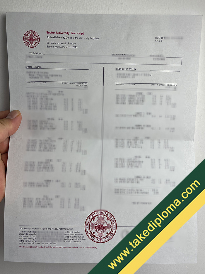 Boston University transcript Boston University transcript How to Create Boston University Fake Transcript Diploma?
