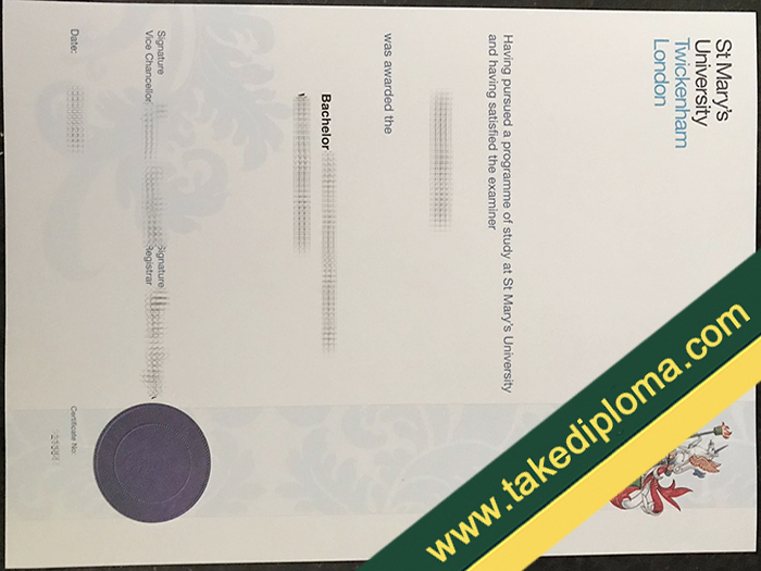 St Mary's University diploma, St Mary's University fake degree, St Mary's University certificate