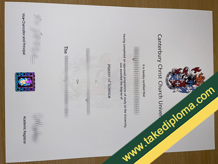 Canterbury Christ Church University diploma, Canterbury Christ Church University fake degree, Canterbury Christ Church University certificate