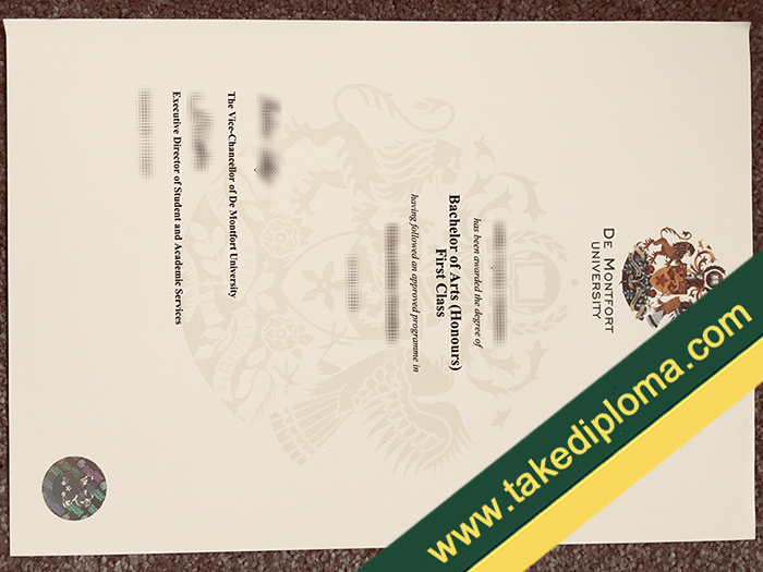 De Montfort University diploma, De Montfort University fake degree, De Montfort University certificate