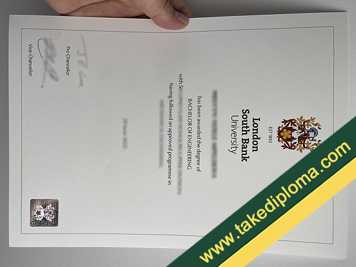London South Bank University diploma, London South Bank University fake degree, London South Bank University certificate