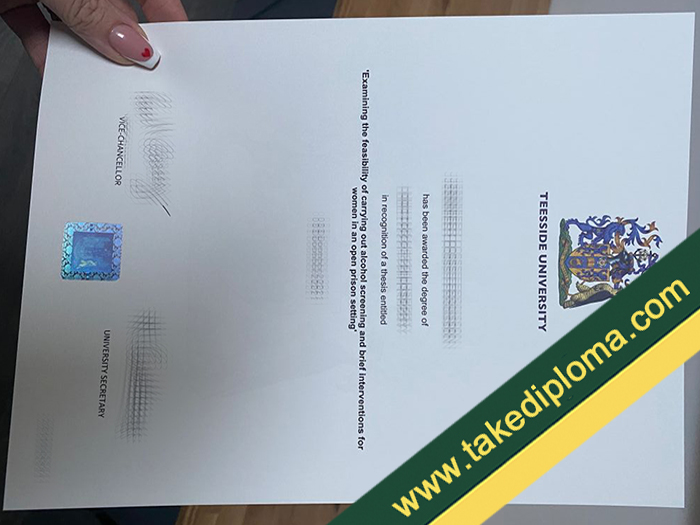 Teesside University diploma, Teesside University fake degree, Teesside University fake transcript