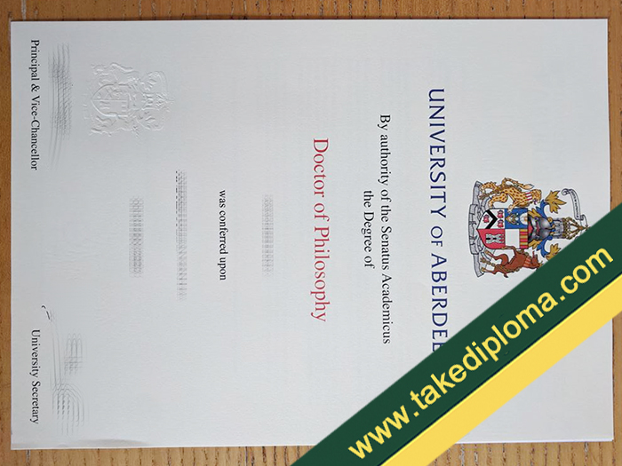University of Aberdeen fake diploma, University of Aberdeen fake degree, University of Aberdeen certificate