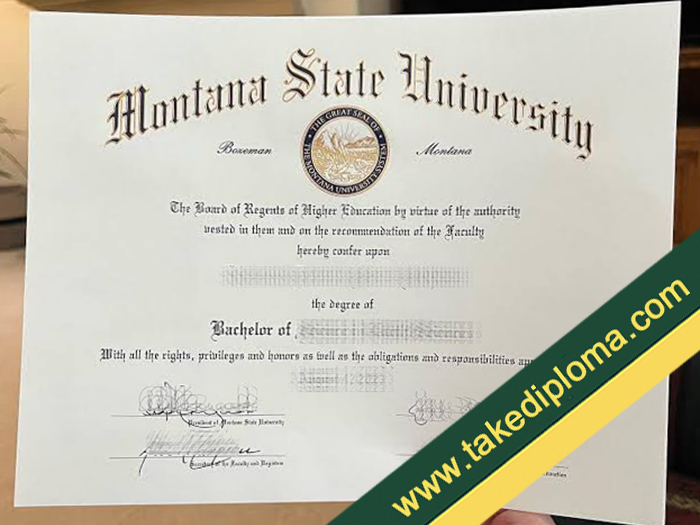 Montana State University diploma, Montana State University fake degree, Montana State University fake certificate