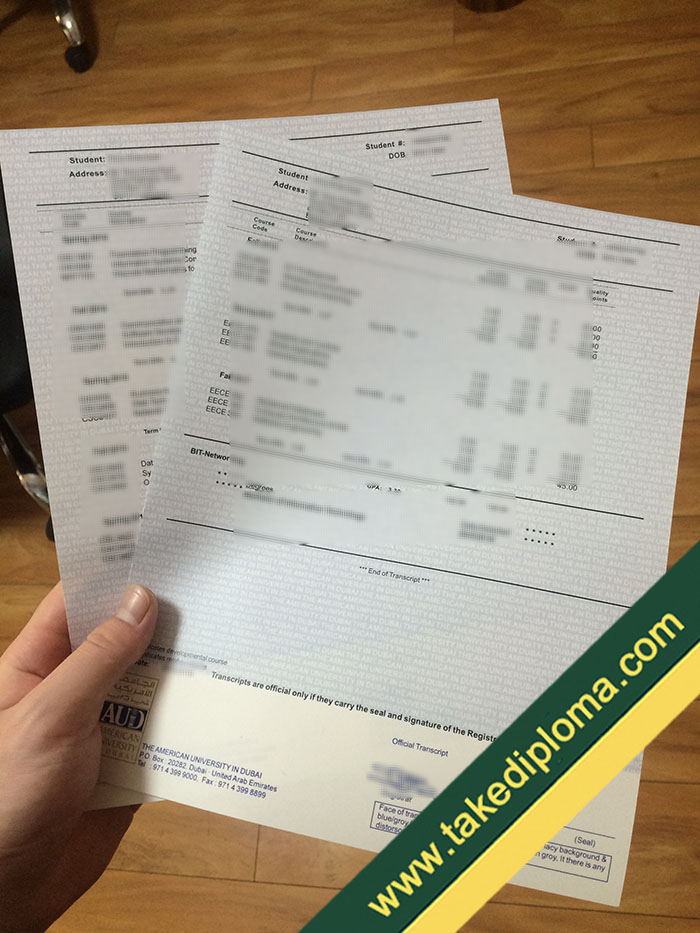 American University in Dubai transcript American University in Dubai transcript How to Create American University in Dubai Transcript Diploma