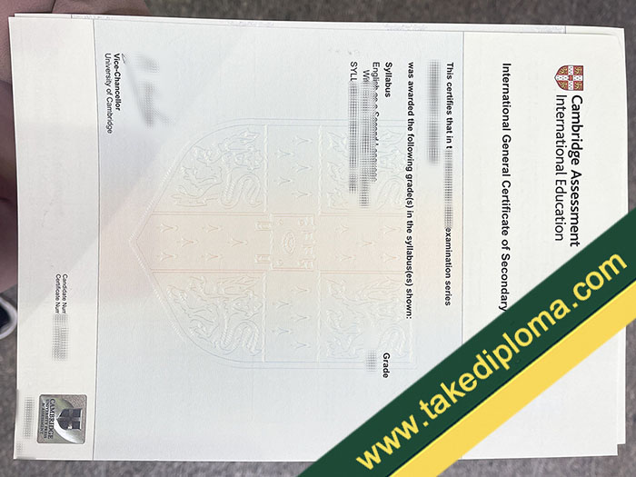 IGCSE diploma, IGCSE fake certificate, buy fake degree