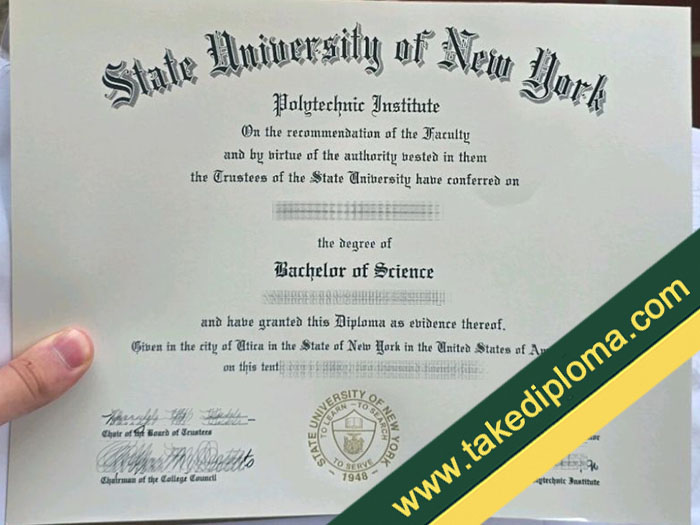 State University of New York Polytechnic Institute diploma State University of New York Polytechnic Institute diploma State University of New York Polytechnic Institute Diploma For Sale