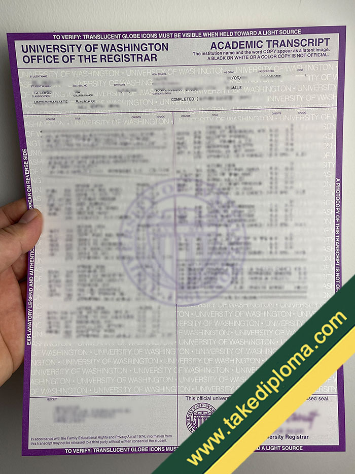 University of Washington transcript sample University of Washington transcript sample How to Create University of Washington Transcript Diploma?