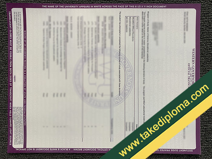 WGU fake diploma, WGU fake degree, WGU fake transcript